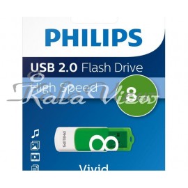 فلش مموری فیلیپس مدل Vivid ظرفیت 8 گیگابایت