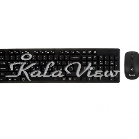 کیبورد کامپیوتر Beyond FCM 2236RF Wireless Keyboard With Persian Letters