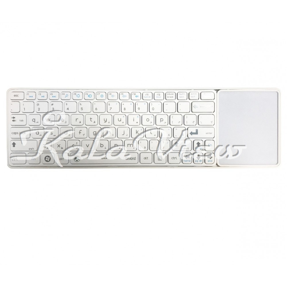 کیبورد کامپیوتر Beyond FCR 6800 Bluetooth TouchPad Keyboard With Persian Letters