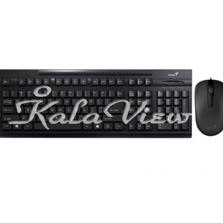 کیبورد کامپیوتر جنیوس KM 125 Keyboard With Mouse With Persian Letters