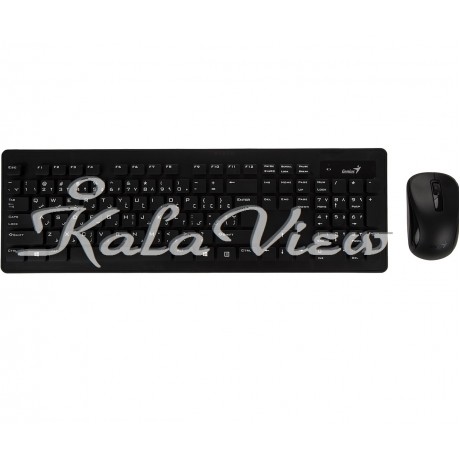 کیبورد کامپیوتر جنیوس SlimStar 8005 Wireless Keyboard and Mouse with Persian Letters