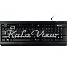 کیبورد کامپیوتر Hatron HK210 Keyboard With Perisan Letters