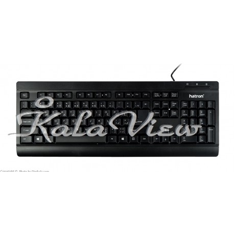 کیبورد کامپیوتر Hatron HK210 Keyboard With Perisan Letters