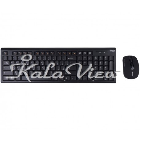 کیبورد کامپیوتر Hatron HKCW130 Wireless Keyboard And Mouse