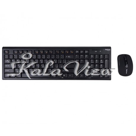 کیبورد کامپیوتر Hatron Hkcw130 Wireless With Mouse