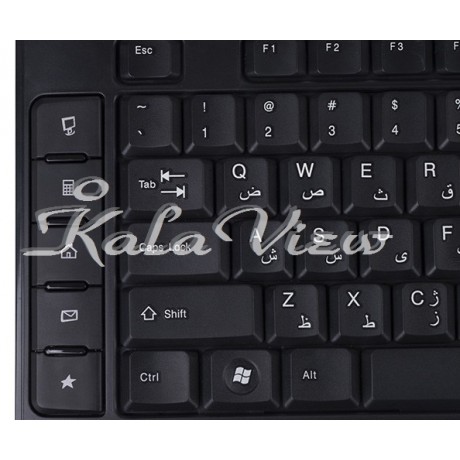 کیبورد کامپیوتر Hatron Hkcw140 Wireless With Mouse With Persian Letters