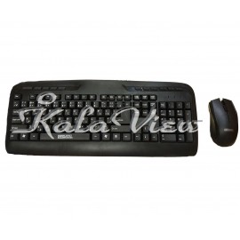 کیبورد کامپیوتر سادیتا Skm 1554Wl Wireless With Mouse
