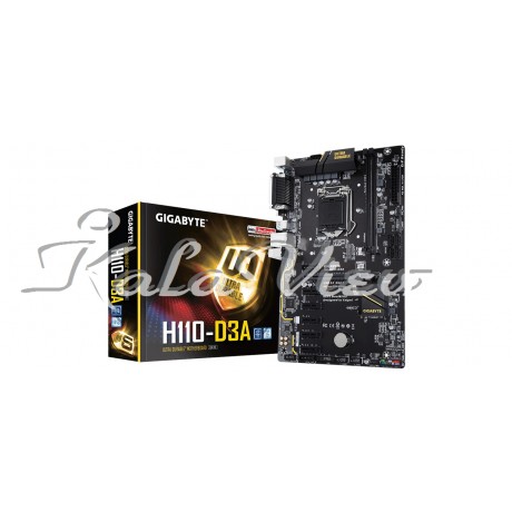 مادربرد کامپیوتر گیگابایت Ga H110 D3a Rev 1 0