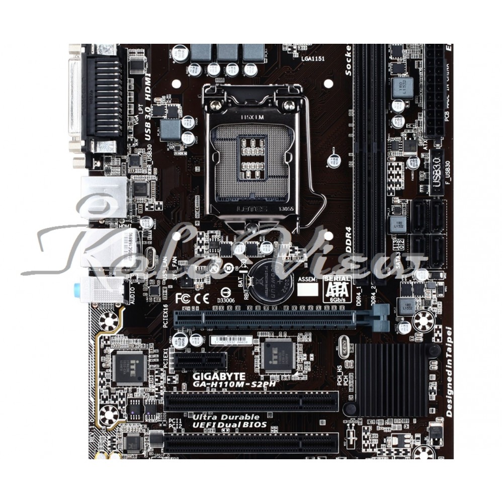 مادربرد کامپیوتر گیگابایت Ga H110m S2ph (Rev 1 0)