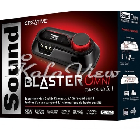 کارت صدا کامپیوتر کریتیو Sound Blaster Omni Surround 5 1 Sound Card