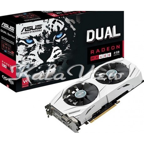کارت گرافیک کامپیوتر ایسوس DUAL RX480 O4G