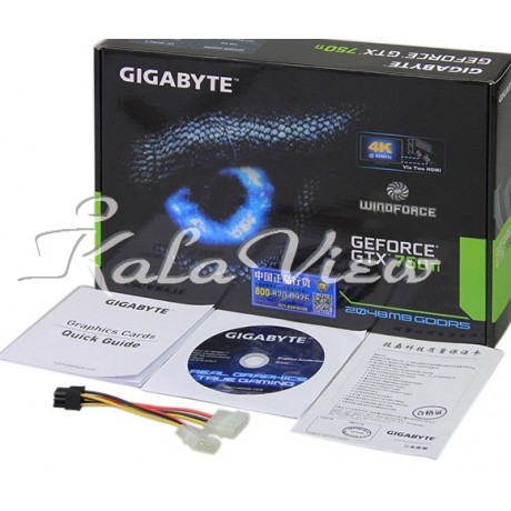 کارت گرافیک کامپیوتر گیگابایت GV N75TOC 2GI