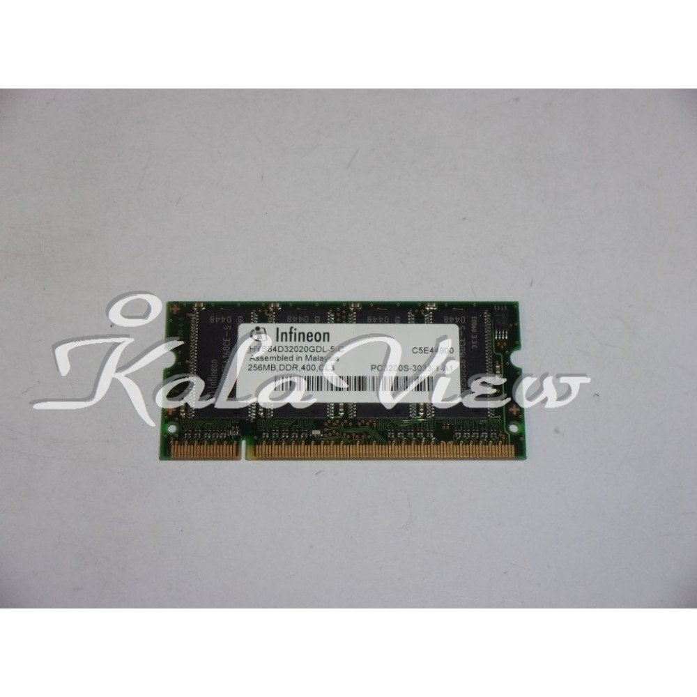 رم لپ تاپ Infineon DDR 400( 3200 ) 256MB