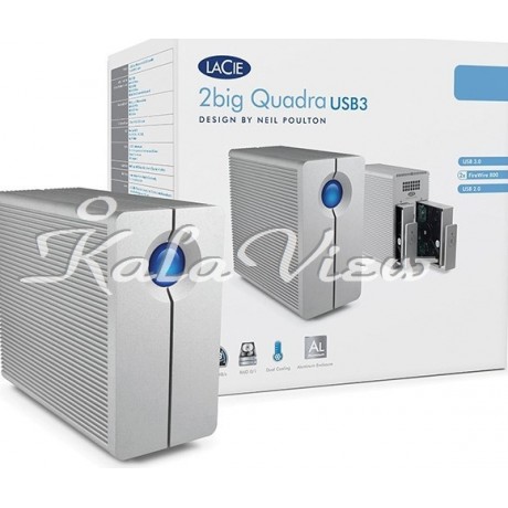هارد اکسترنال لوازم جانبی Lacie 2big Quadra 10TB