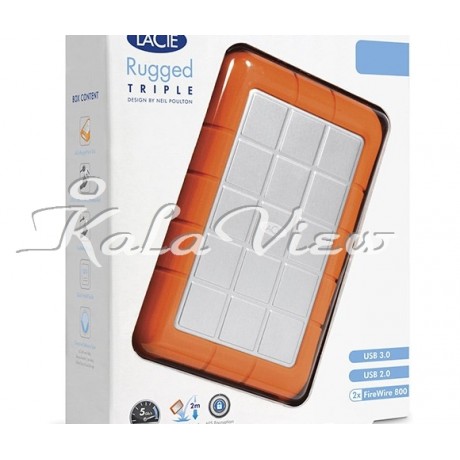 هارد اکسترنال لوازم جانبی Lacie Rugged Triple USB 3 0 2TB