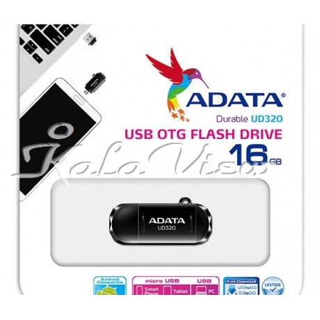 فلش مموری لوازم جانبی Adata Dash Durable UD320 OTG  16GB