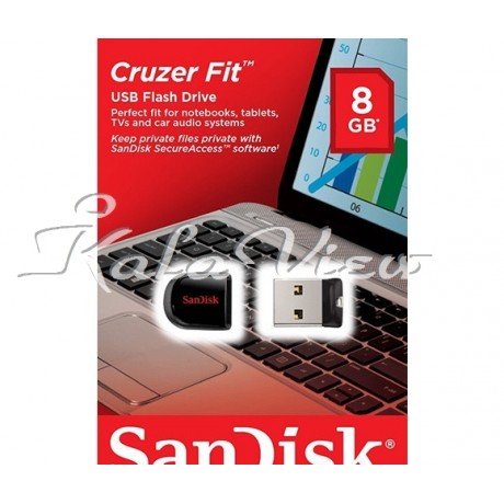 فلش مموری لوازم جانبی سن دیسک Cruzer Fit CZ33  8GB