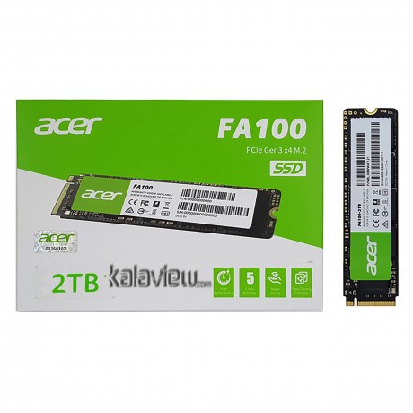 هارد SSD 2 ترابایت ایسر M.2 NVME 2280 FA100 گارانتی آواژنگ