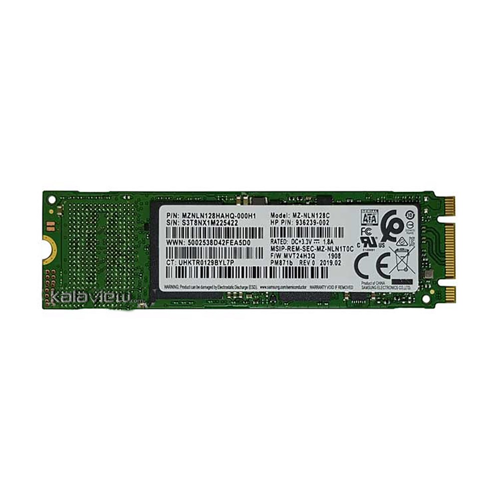 هارد SSD سامسونگ 128 گیگابایت M.2 NGFF 2280 ریفر