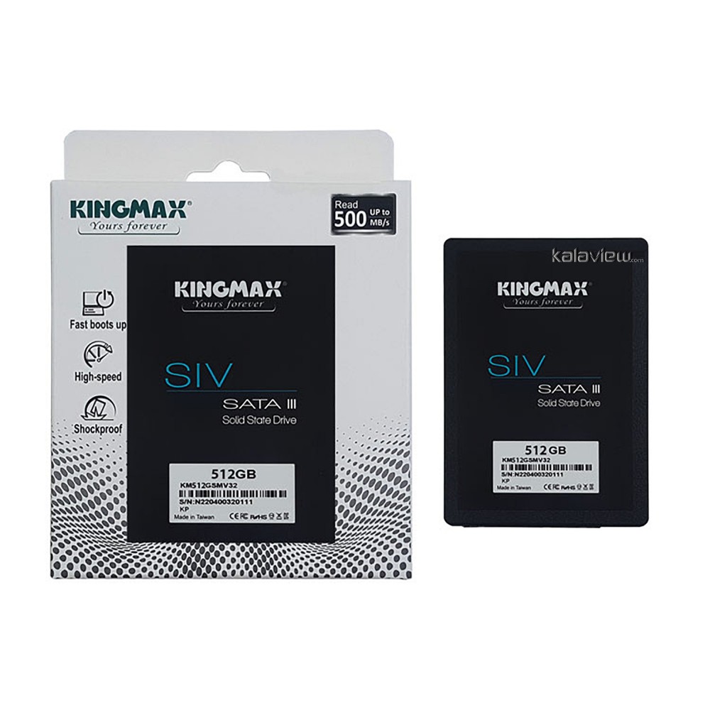 هارد SSD 512 گیگابایت KingMax Sata 2.5INCH SIV گارانتی آواژنگ
