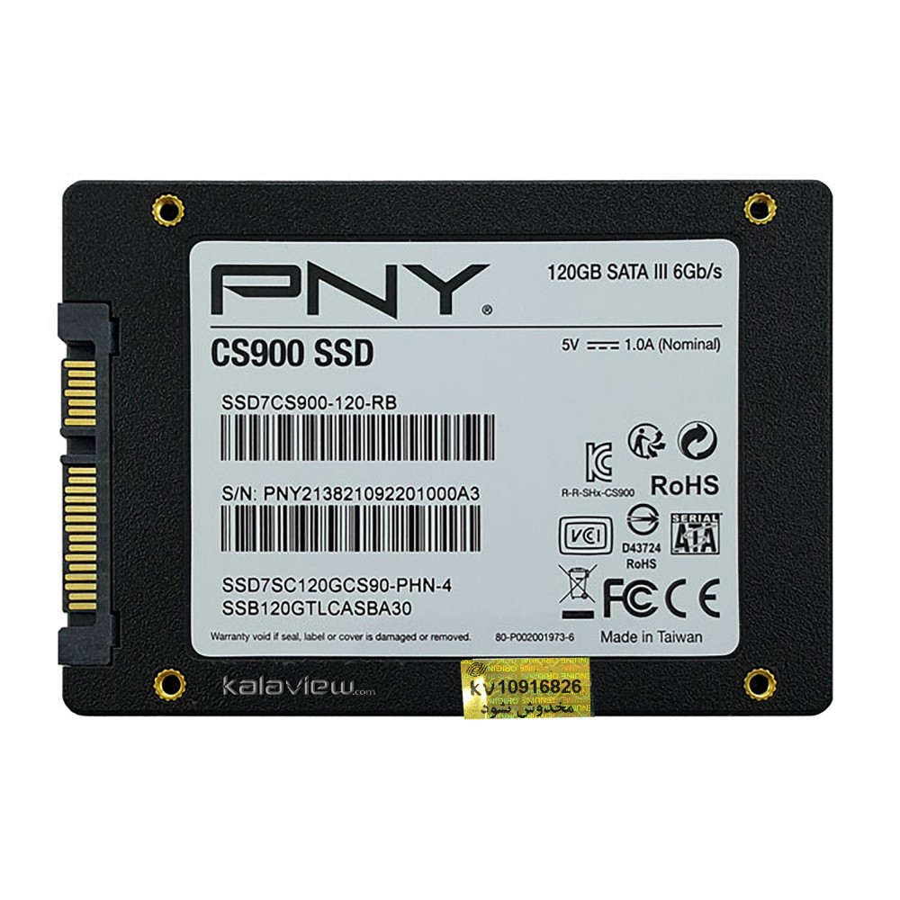 هارد SSD 120 گیگابایت PNY Sata 2.5INCH CS900 یکسال گارانتی کالاوییو