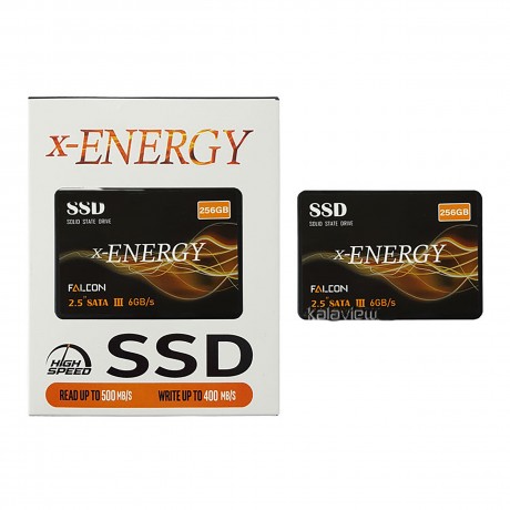 هارد SSD 256 گیگابایت X-ENERGY Sata 2.5INCH Falcon یکسال گارانتی کالاوییو