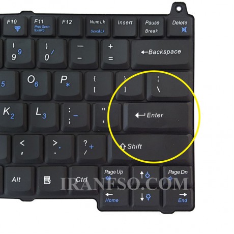 کیبرد لپ تاپ دل Vostro 1320 مشکی-اینترکوچک