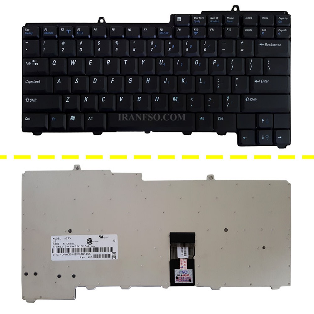 کیبرد لپ تاپ دل Inspiron 6400