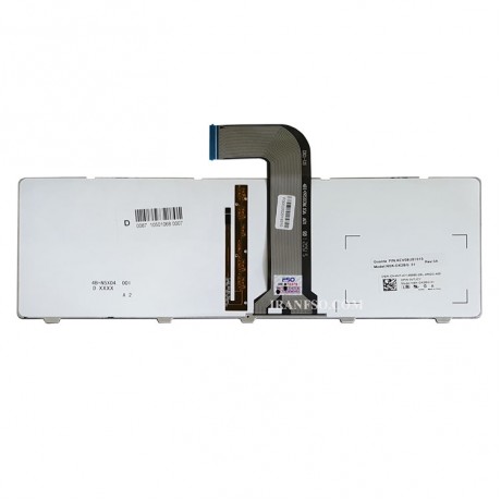 کیبرد لپ تاپ دل XPS L502 با بک لایت-با فریم