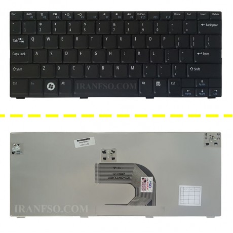 کیبرد لپ تاپ دل Mini1012 مشکی