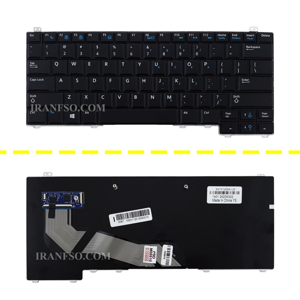 کیبرد لپ تاپ دل Latitude E5440 مشکی