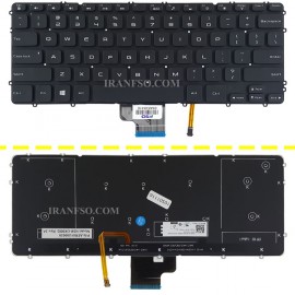 کیبرد لپ تاپ دل XPS 15 9530 مشکی-اینترکوچک-بابک لایت-بدون فریم
