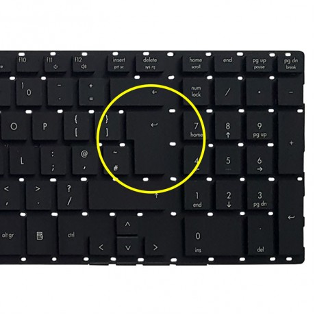 کیبرد لپ تاپ اچ پی ProBook 4510 مشکی-اینتربزرگ بدون فریم