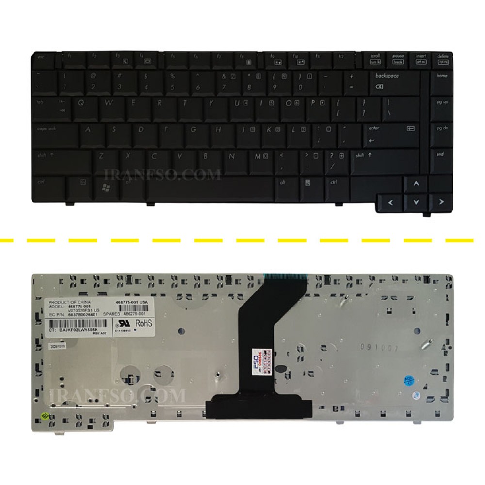 کیبرد لپ تاپ اچ پی Compaq 6535 مشکی