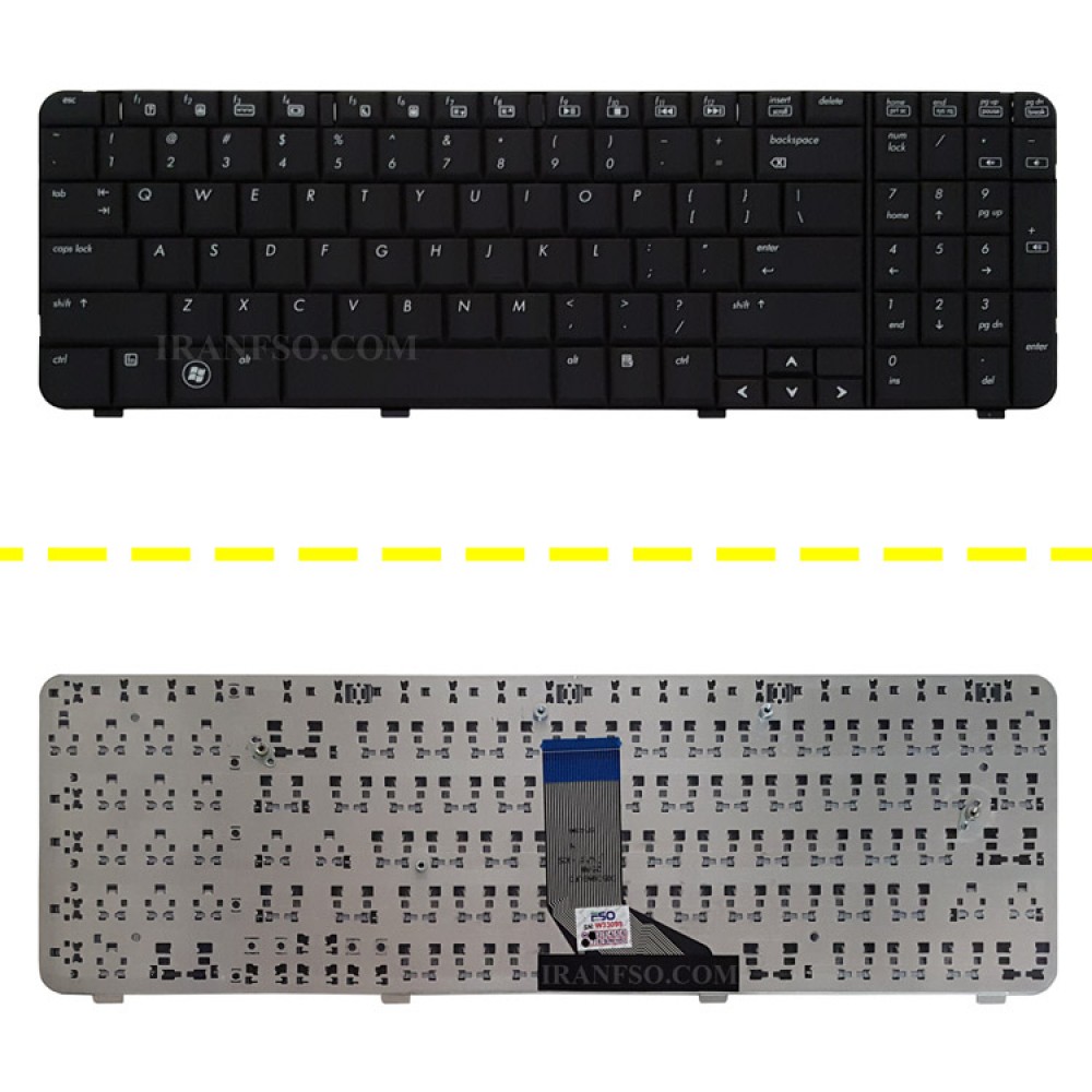 کیبرد لپ تاپ اچ پی Compaq G61 مشکی
