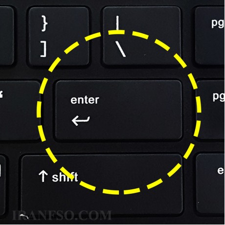 کیبرد لپ تاپ اچ پی ProBook 440 G1 مشکی با فریم