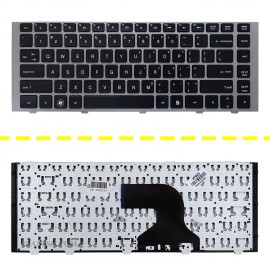 کیبرد لپ تاپ اچ پی Keyboard HP ProBook 4440S مشکی-بافریم نوک مدادی