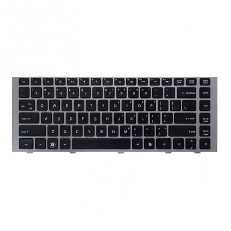کیبرد لپ تاپ اچ پی Keyboard HP ProBook 4440S مشکی-بافریم نوک مدادی