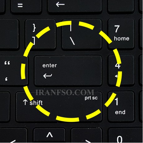 کیبرد لپ تاپ اچ پی EliteBook 750 G3 مشکی-بدون بک لایت-با فریم