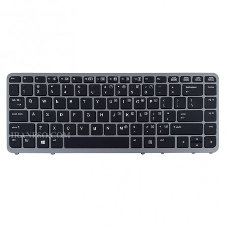 کیبرد لپ تاپ اچ پی EliteBook 840 G1 مشکی-بدون موس-بافریم نوک مدادی