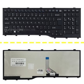 کیبرد لپ تاپ فوجیتسو Lifebook AH532 مشکی-اینتربزرگ با فریم