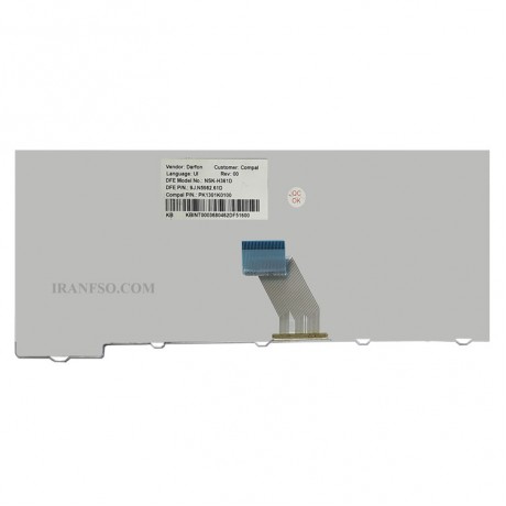 کیبرد لپ تاپ ایسر Keyboard Aspire 4710 سفید دست دوم