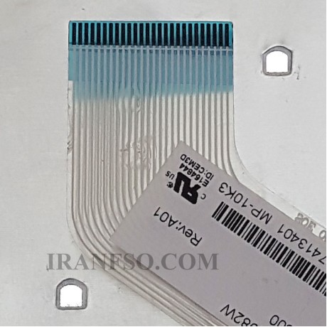 کیبرد لپ تاپ ایسر Keyboard Aspire E1-570 سفید-اینتر کوچک بدون فریم