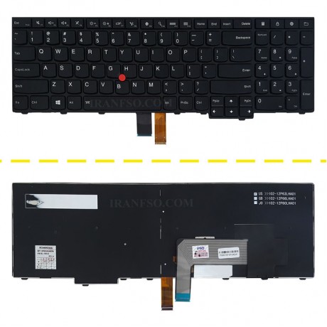 کیبرد لپ تاپ لنوو Thinkpad E531 مشکی-با بک لایت-با موس