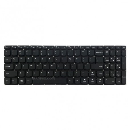 کیبرد لپ تاپ لنوو Ideapad 310-15 مشکی-اینتر کوچک بدون فریم