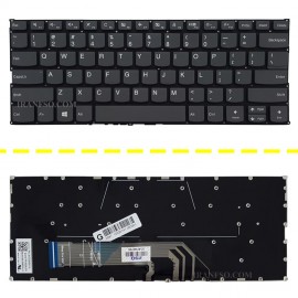 کیبرد لپ تاپ لنوو IdeaPad 530S-14 Yoga 730-15IKB مشکی-اینترکوچک-بدون فریم
