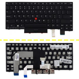 کیبرد لپ تاپ لنوو ThinkPad T470 مشکی-با موس و فریم