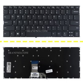 کیبرد لپ تاپ لنوو IdeaPad 720S-14IKB مشکی-اینترکوچک بدون فریم با کلید پاور
