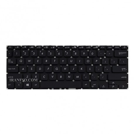 کیبرد لپ تاپ ایسوس VivoBook R423 مشکی-اینترکوچک-بدون فریم با کلید پاور
