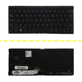 کیبرد لپ تاپ ایسوس ZenBook UX430 مشکی-اینتربزرگ-بابک لایت-بدون فریم